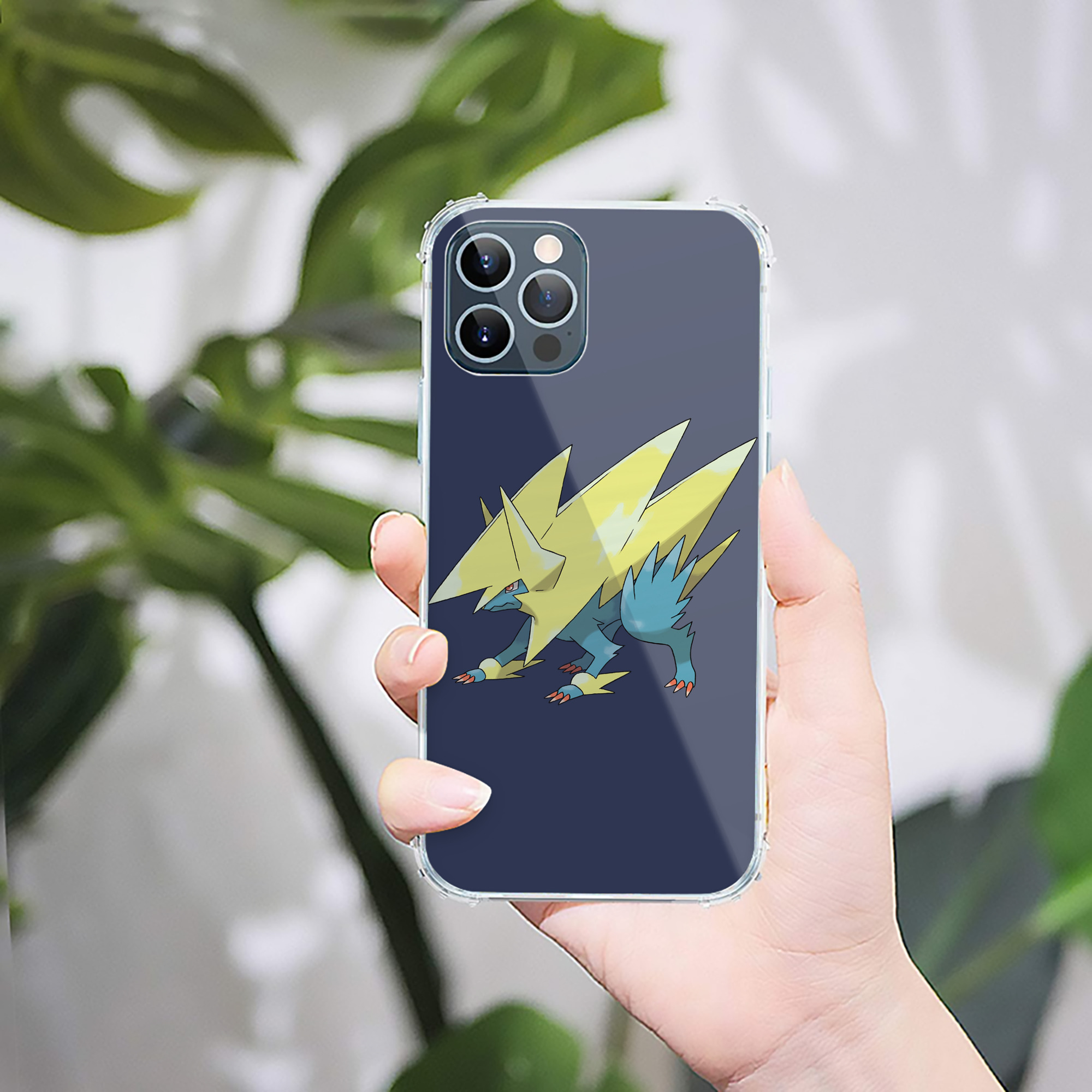 （画像用） ポケットモンスター Pokémon 【iPhone 12シリーズ対応】透明スマホケース（クリアソフトケース）